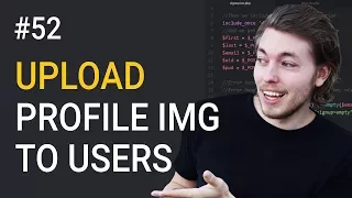 52 How to upload profile images to users using PHP - PHP tutorial