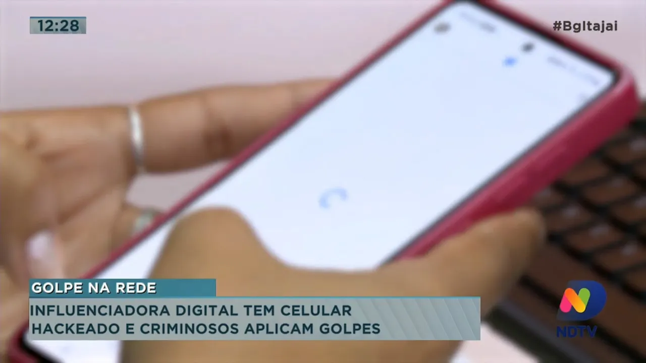 Influenciadora digital tem celular hackeado e criminosos aplicam golpes