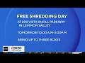 Free shredding day