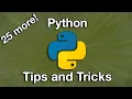 25 Python Tips Tricks