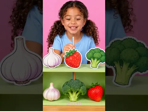 ๐๐ฅฆ Taste and Tell: Food Guessing Fun! ๐โจ #Shorts #FoodFun