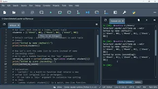 Python 84 Sort Tuples by Value Using Lambda - Ascending and Descending