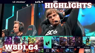 AST vs FNC - Highlights | Week 8 Day 1 S12 LEC Summer 2022 | Astralis vs Fnatic W8D1