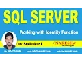 Working with Identity Function in SQL Server MSSQL Training Tutorial