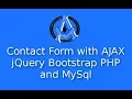 Contact Form with AJAX jQuery Bootstrap PHP and MySql