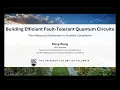 QuCS Lecture 80 Meng Wang UBC Efficient FTQC From Resource Optimization to Scalable Compilation