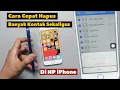 Lagu Cara Cepat Hapus Banyak Kontak di iPhone