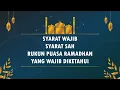 Download Lagu Syarat Wajib, Syarat Sah, dan Rukun Puasa Ramadhan Yang Wajib Diketahui
