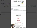 Can You Create This Pyramid in Python