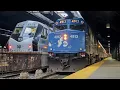 New Jersey Transit Trains in Secaucus Hoboken Ridgewood Ho-Ho-Kus Newark