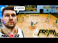 I took my LUKA DONCIC BUILD to run 5 OUT in COMP PRO AM on NBA 2K22