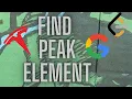 Google and Tesla Interview Problem Find Peak Element Using Pointers LeetCode 162