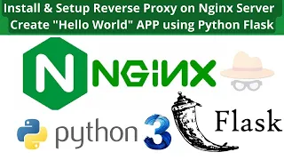 Install Setup Reverse Proxy on Nginx Server Create Hello World App using Python3 Flask API