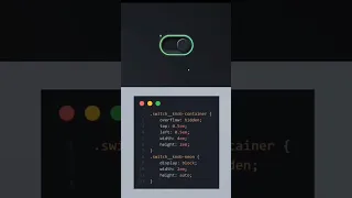 Switch Button Animation using HTML CSS and JavaScript