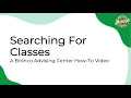 Searching For Classes