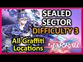 Sealed Sector Difficulty 3 - All Graffiti Locations