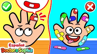 Canción De Boo Boo | ¡Quiero una Curita de Colores! | Canciones Infantiles | Doctora Sophia Español