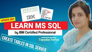 How to Create Tables in SQL - Learn SQL using Microsoft SQL Server