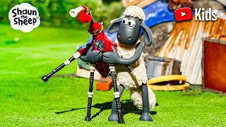 OUR NEW FRIEND MAKES GREAT BAGPIPE MUSIC? 🪈🎵 | Shaun the Sheep & Friends