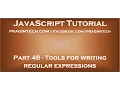 Tools for writing regular expressions