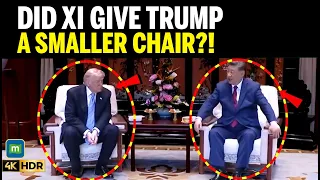 Trump-Xi Meeting Goes Viral As Chair Height Sparks Speculation During China Talks