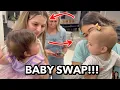 Lagu BABY SWAP!!! Trading the TWINS!!!