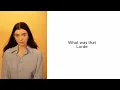 Download Lagu What was that - Lorde (Lyric Video)