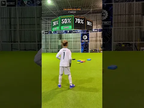 4 Speeds. 4 Deflections. 🧤⚡ Can the Goalkeeper Catch Them All? 😳