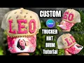 How To Customize A Trucker Hat Brim How To Edit In Canva