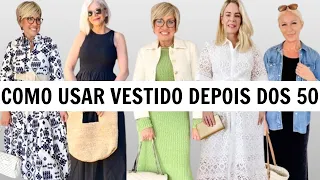 VESTIDOS PARA MULHERES 50+ ✨ TRUQUES DE ESTILO