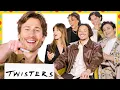 Twisters Cast Test How Well They Know Each Other Vanity Fair