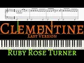 Ruby Rose Turner - Clementine | EASY piano cover by Pianotato