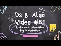 Radix sort algorithm big o notation in data structures and algorithms javascript