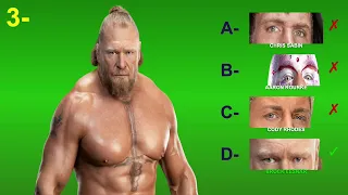 WWE QUIZ - Only True Fans Can Guess All WWE Superstars with their Eyes? [HD]