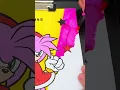 Coloring Amy Rose