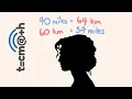 Convert miles to Km in 2 seconds
