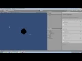 Localized 2D gravity in Unity