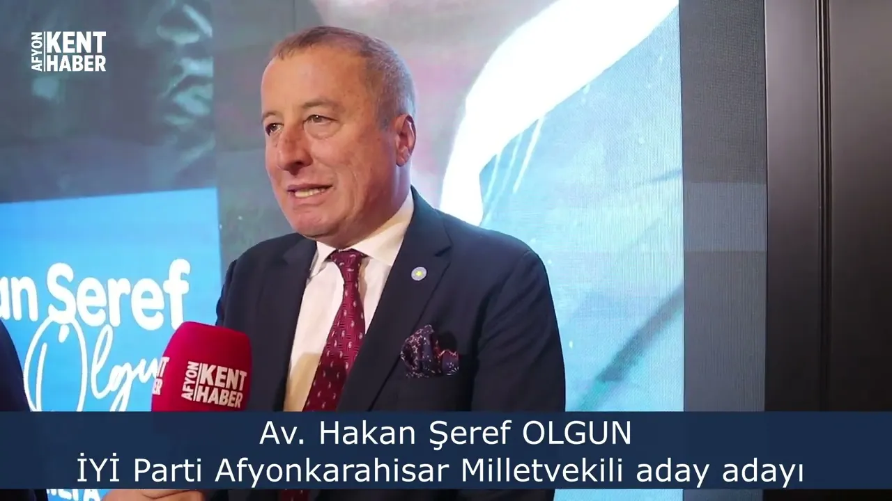 Av. Hakan Şeref Olgun, düzenlediği iftar programında önemli açıklamalar yaptı