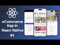 - eCommerce App in React Native Home Login SignUp Onboarding UI of eCommerce App