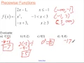 Piecewise functions explained