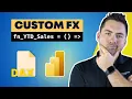 Create Your Own DAX - DAX User Defined Functions