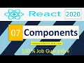 07 Components In React JS React Tutorials