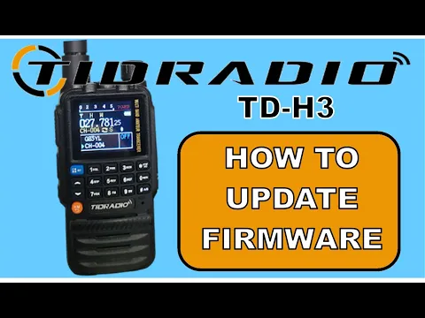 Download MP3 TidRadio TD-H3 How to Update Firmware