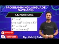 Programming Language GATE-2016 Problem Solution