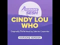 cindy lou who (Originally Performed by Sabrina Carpenter) (Karaoke Version)