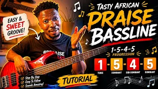 how to play tasty african praise basslines easy 1 5 4 5 progression tutorial for beginners