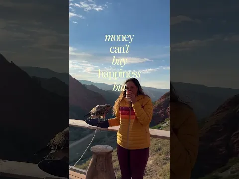 Money cannot buy you happiness, but it can buy you a trip to Kyrgyzstan and a guide taking you to a
