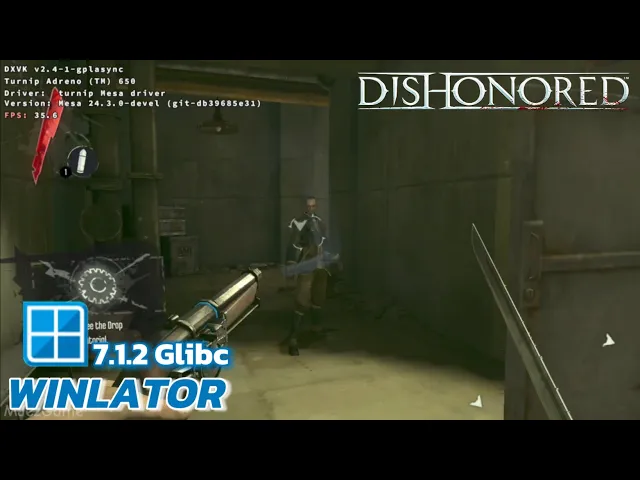 Dishonored GOTY Edition on Android Gameplay | Winlator Glibc | SD 870