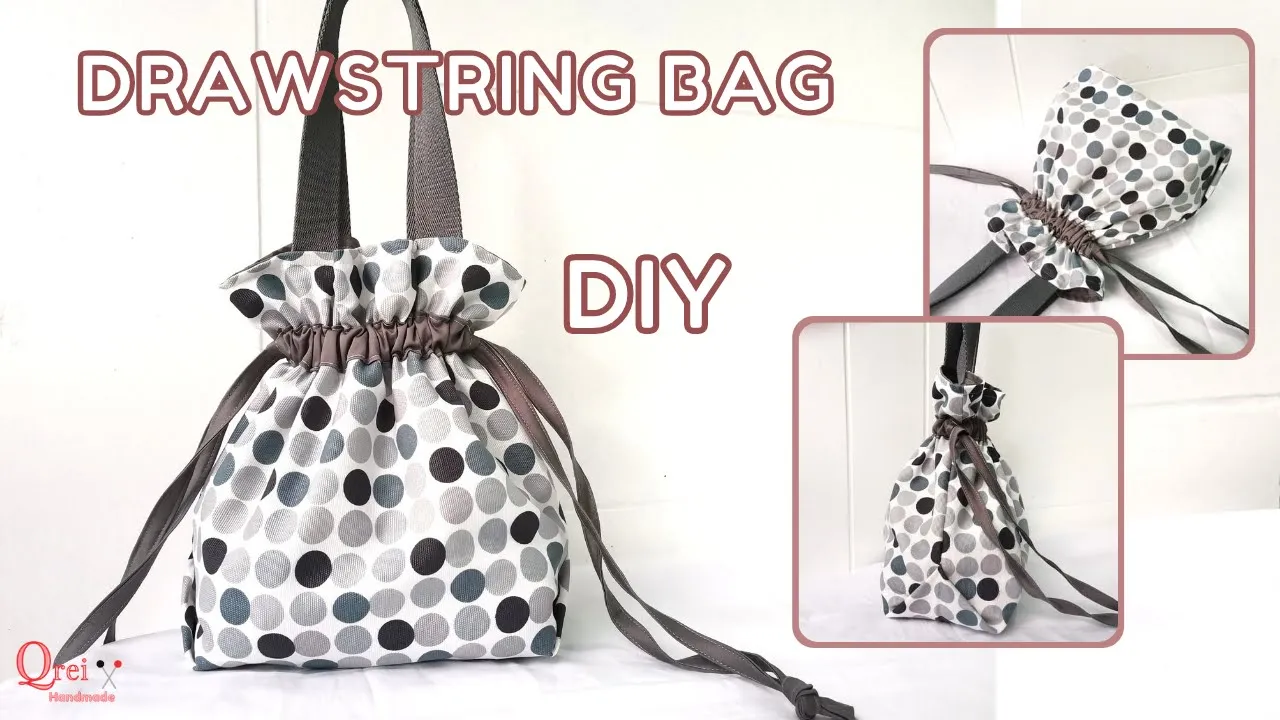 diy tote bag tutorial+easy to sew+sewing pattern free (sewing for beginners)