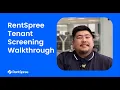 RentSpree Tenant Screening Walkthrough Tutorial